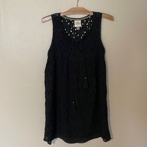 EUC Knox Rose Black Boho Dress. XS